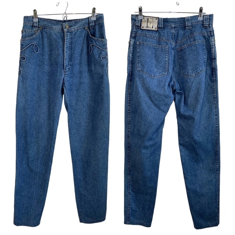 ESCADA Vintage Western Inspired Mom Jeans size 42
